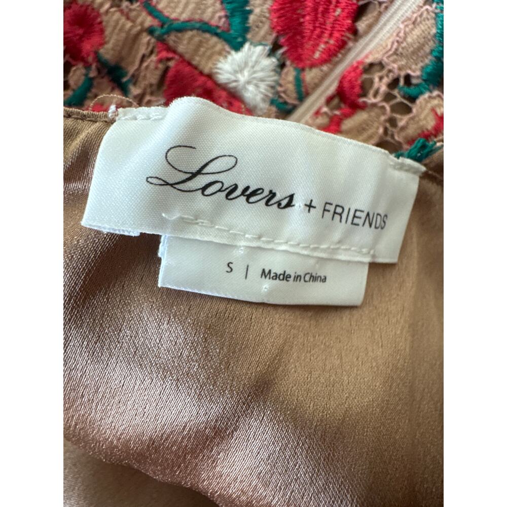 Lovers + Friends Under the Stars Midi Dress Color: Dark Nude Size Small - Picture 11 of 11